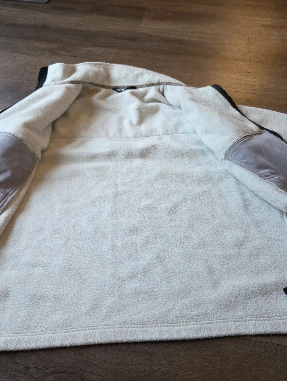 The North Face Mens Denali Black and White Fleece Jacket size Large